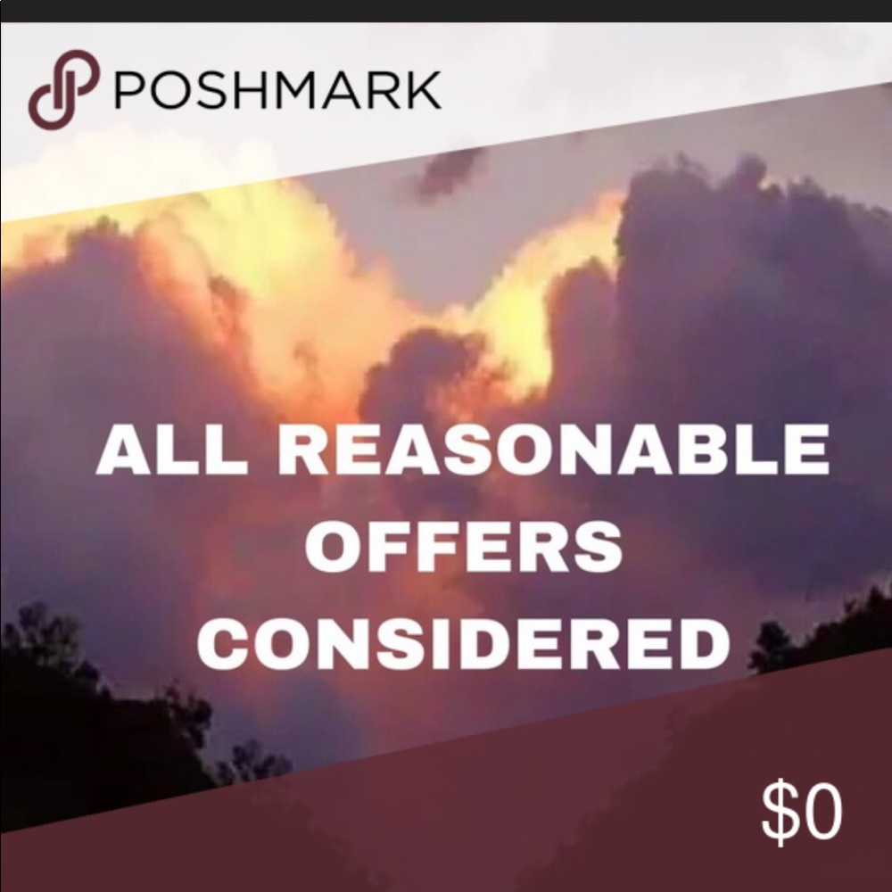 Reasonable Offers Accepted